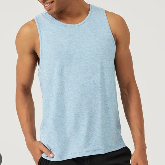 Men's Outdoor Voices All Day Tank in Jasmine blue Size XXXL NWT - Picture 1 of 5